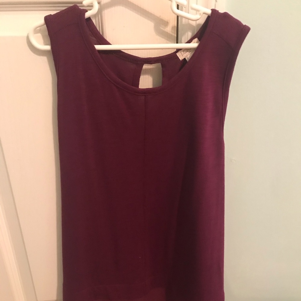 Maroon tank top!